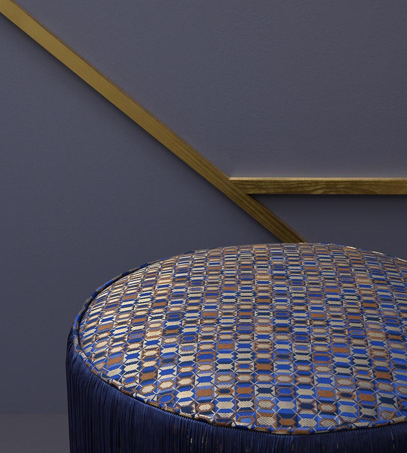 Lelievre Khan Lapis Fabric H006300003