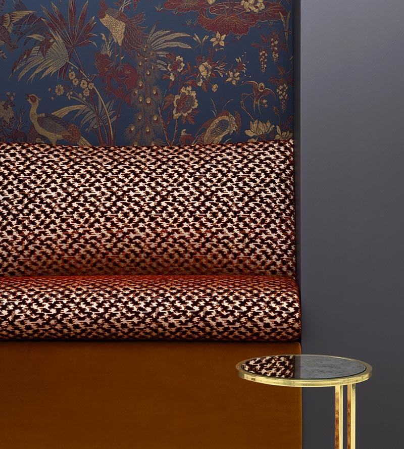 Lelievre Boukhara Cognac Fabric H006320003