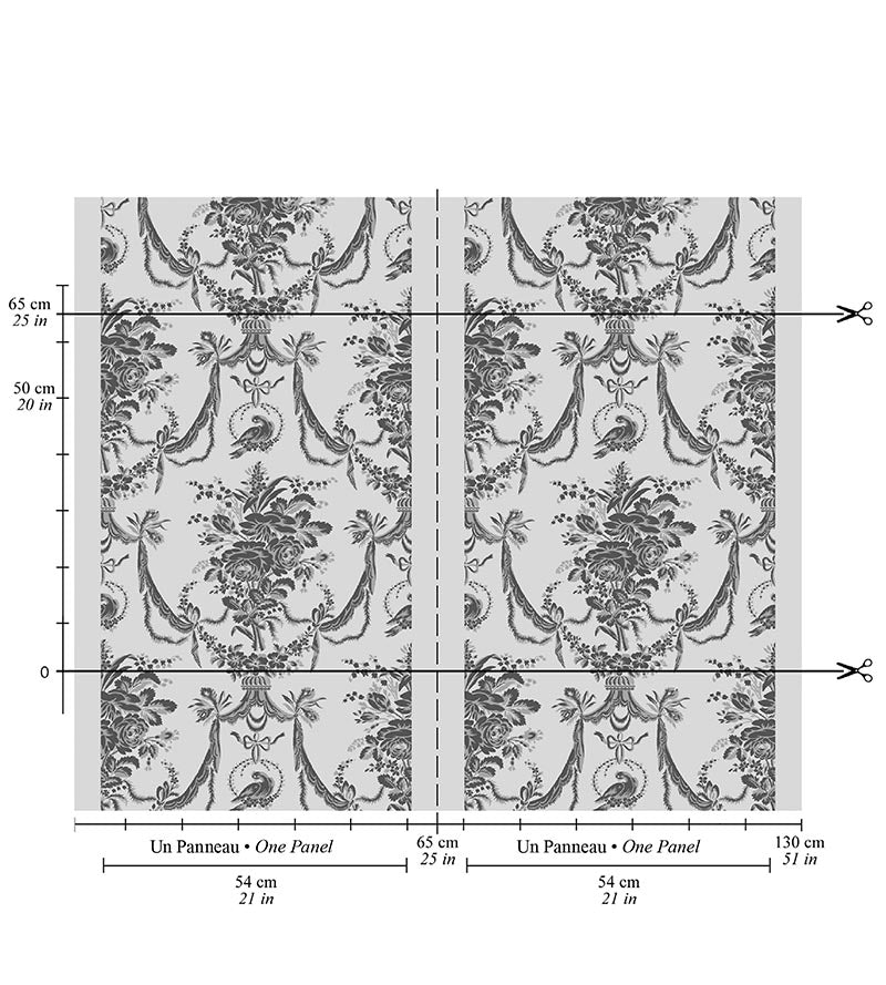 Tassinari & Chatel Mesanges Rouge Fabric H015050003