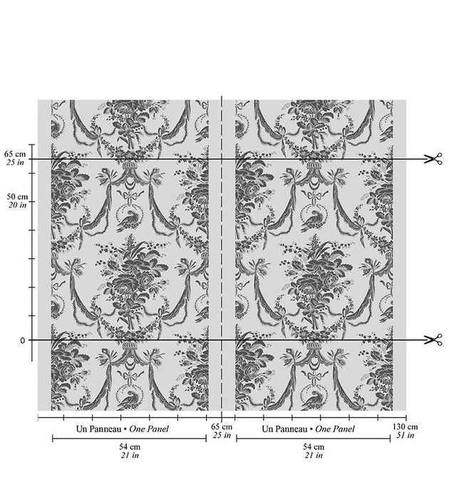 Tassinari & Chatel Mesanges Rouge Fabric H015050003
