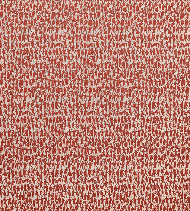 Jean Paul Gaultier Silhouettes Terracotta Fabric Sample H034920003