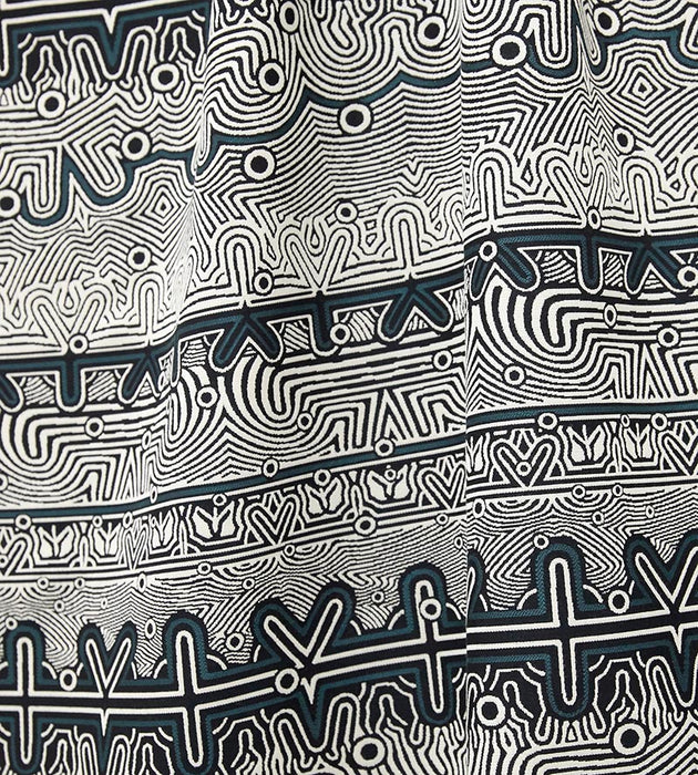 Jean Paul Gaultier Stripe Petrole Fabric Sample H034930003