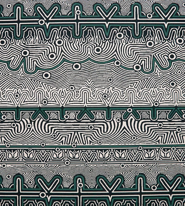 Jean Paul Gaultier Stripe Petrole Fabric Sample H034930003