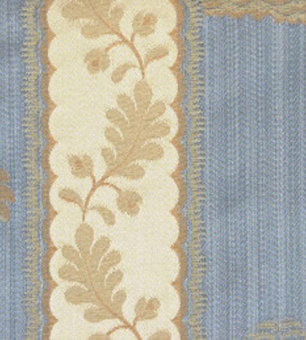 Lelievre Lampas Sanary Bleu Fabric Sample H040290003