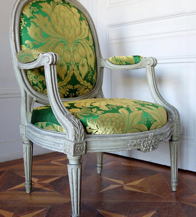 Tassinari & Chatel Les Ananas Vert Fabric H015080004
