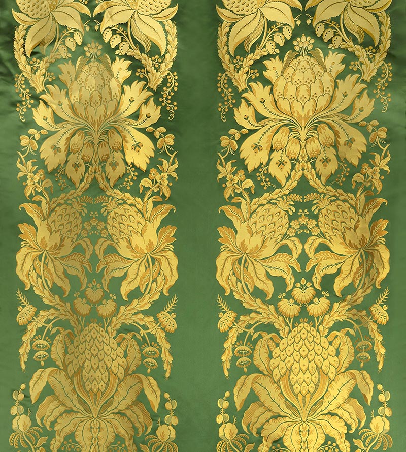 Tassinari & Chatel Les Ananas Vert Fabric H015080004