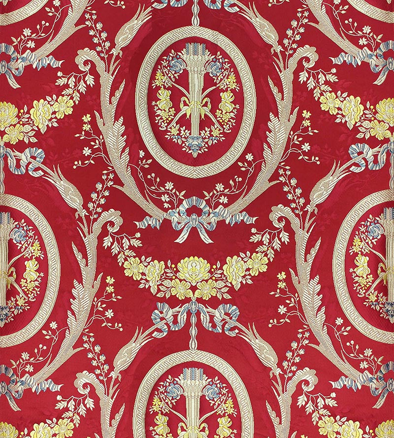 Tassinari & Chatel Marie Antoinette Rouge Fabric H015530004