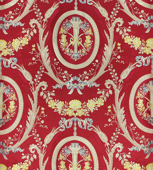 Tassinari & Chatel Marie Antoinette Rouge Fabric Sample H015530004
