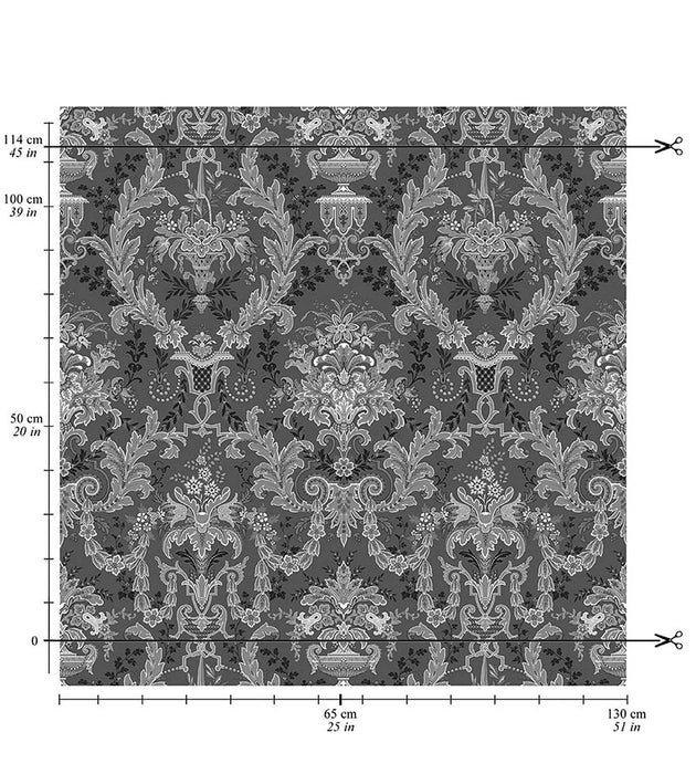 Tassinari & Chatel Verdi Lampas Saphir Fabric H016830004