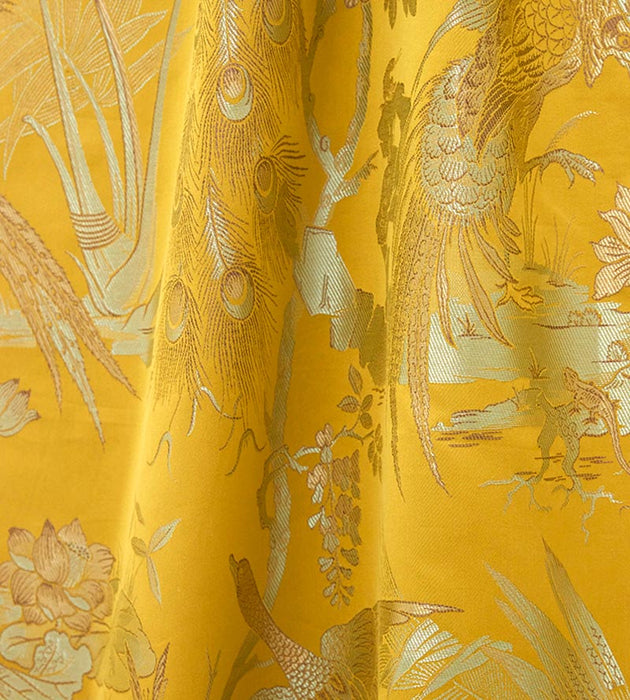 Lelievre La Parade Des Oiseaux Or Fabric H042530004