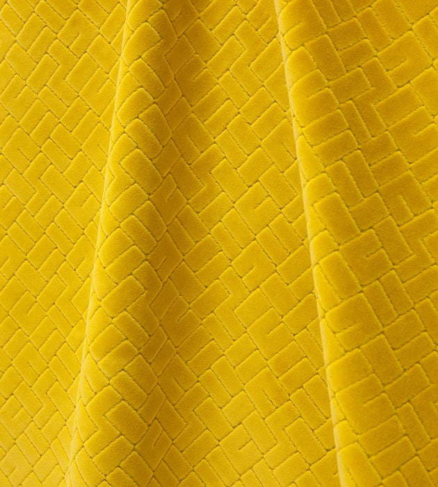 Lelievre Vallauris Velvet Citron Fabric Sample H005760005