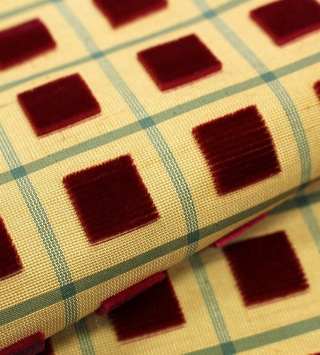 Tassinari & Chatel Chartres Rouge Fabric H015770005