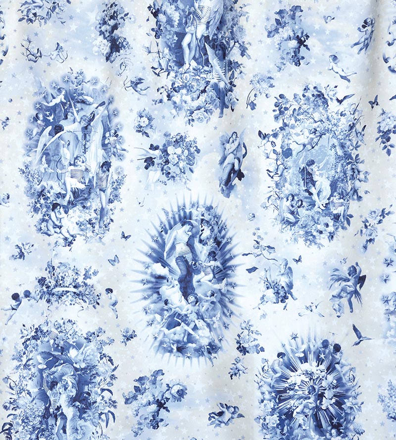 Jean Paul Gaultier Angelots Marine Fabric Sample H034450005