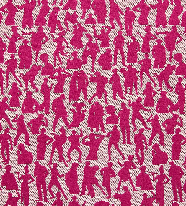 Jean Paul Gaultier Silhouettes Fuchsia Fabric Sample H034920005