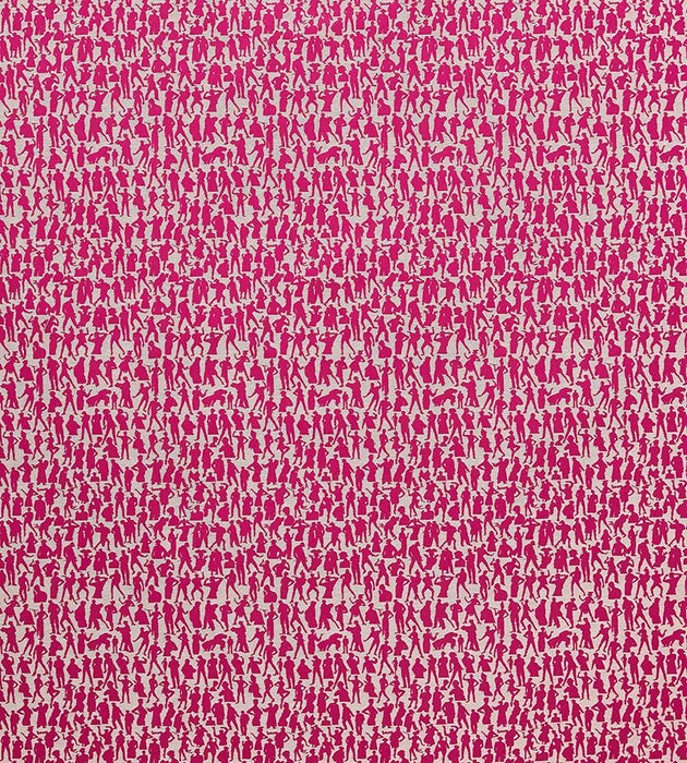 Jean Paul Gaultier Silhouettes Fuchsia Fabric Sample H034920005