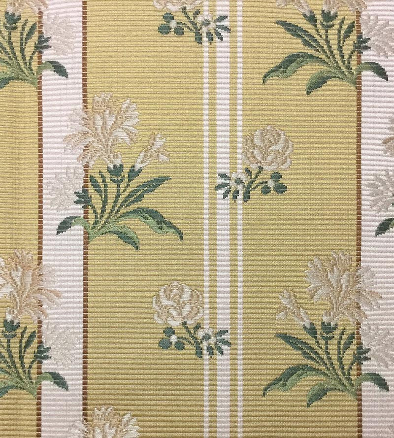 Lelievre Bleuets Gold Fabric H040540005