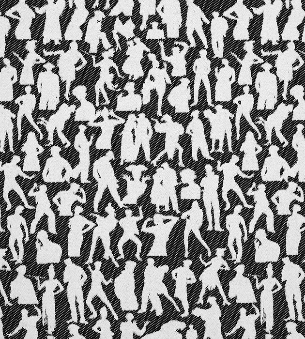 Jean Paul Gaultier Silhouettes Noir Fabric Sample H034920006