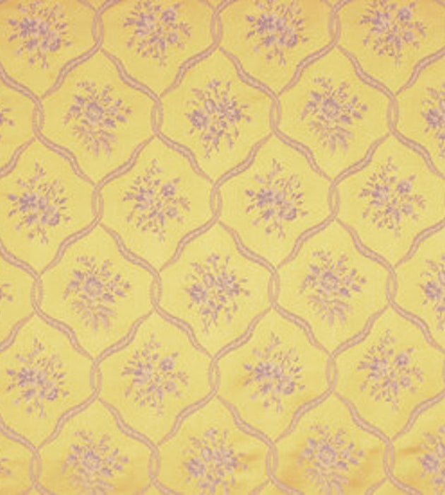 Lelievre Fragonard Gray On Yellow Fabric Sample H040360006