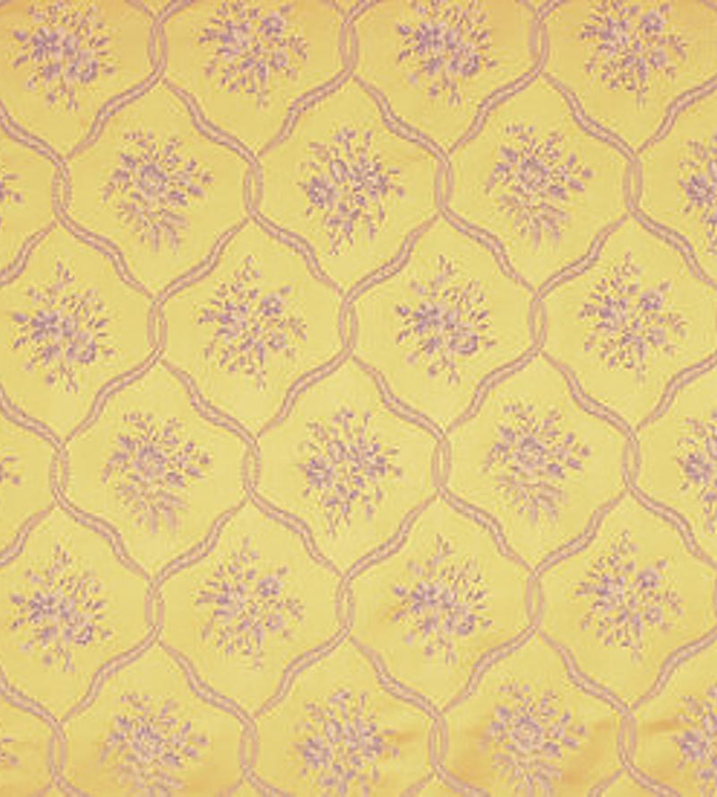 Lelievre Fragonard Gray On Yellow Fabric H040360006