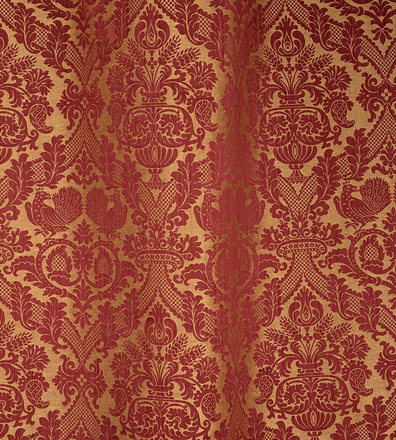 Lelievre Damas Tanlay Grenat Fabric H041270008