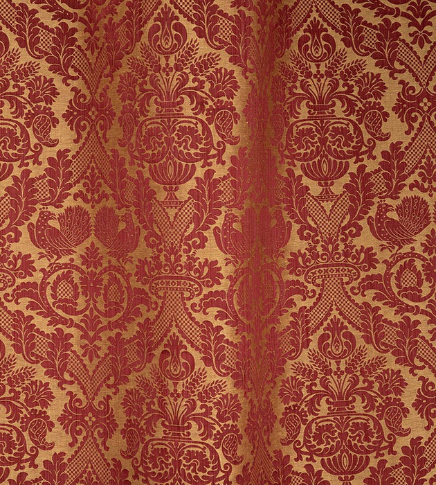 Lelievre Damas Tanlay Grenat Fabric H041270008