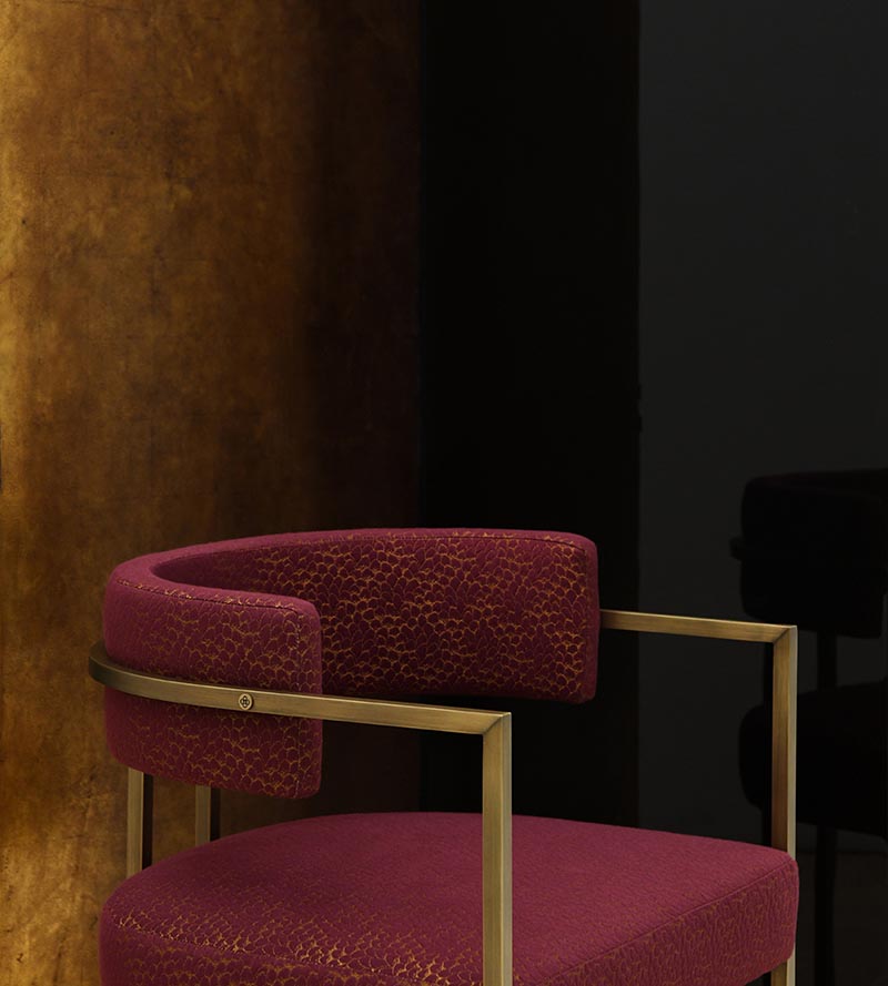 Lelievre Ecaille De Chine Rubis Fabric H042540009