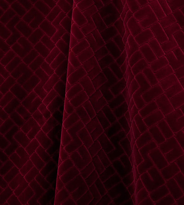Lelievre Vallauris Velvet Syrah Fabric Sample H005760010