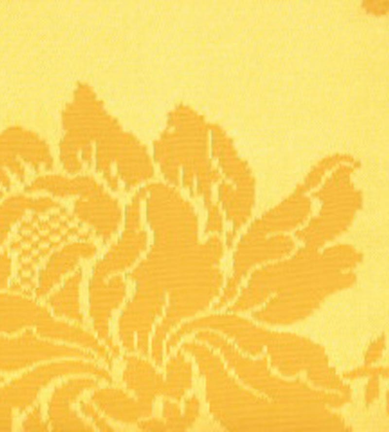 Lelievre Alicante Damask Bright Yellow Fabric Sample H040190012