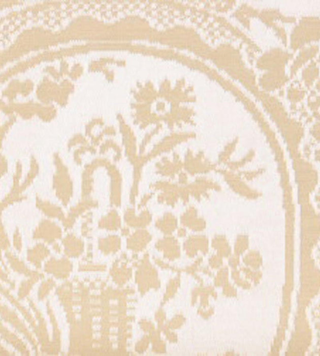 Lelievre Damas Rambouillet Ivoire Fabric Sample H040480022