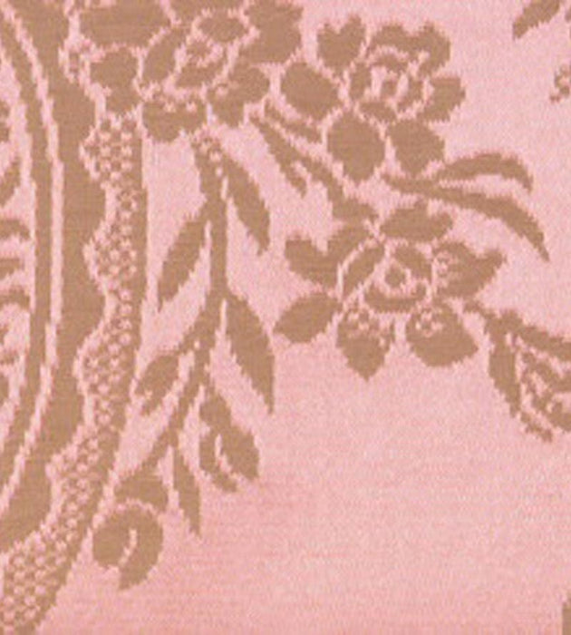 Lelievre Damas Rambouillet Rose Olive Fabric Sample H040480024
