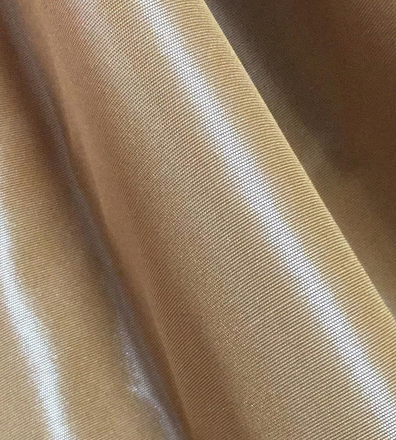 Lelievre Silk Virtuose Nougatine Fabric Sample H041650048