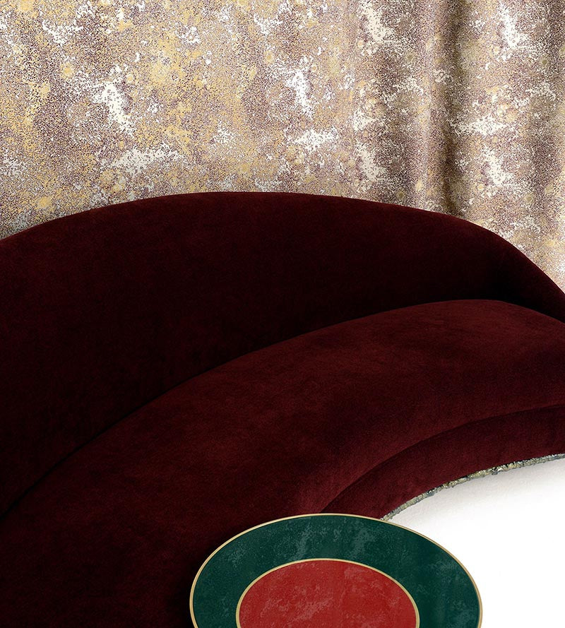 Lelievre Fuji Velour Elephant Fabric Sample H005520022
