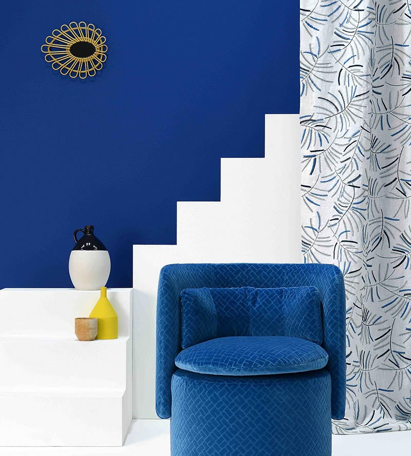 Lelievre Vallauris Velvet Syrah Fabric Sample H005760010