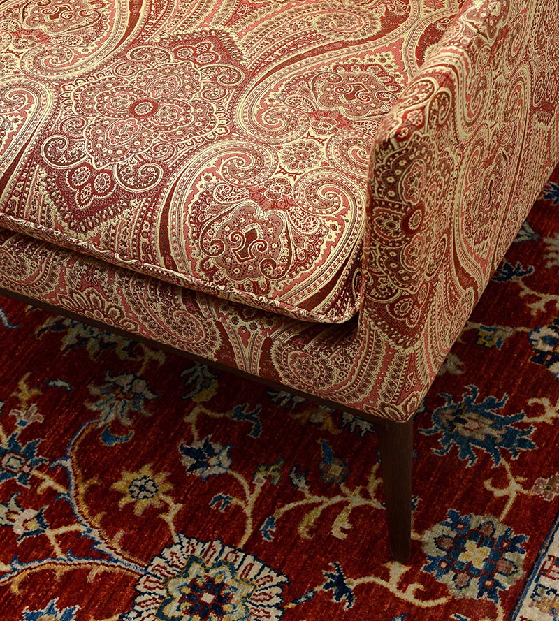 Lelievre Paisley Jacquard Steppe Fabric H005820003
