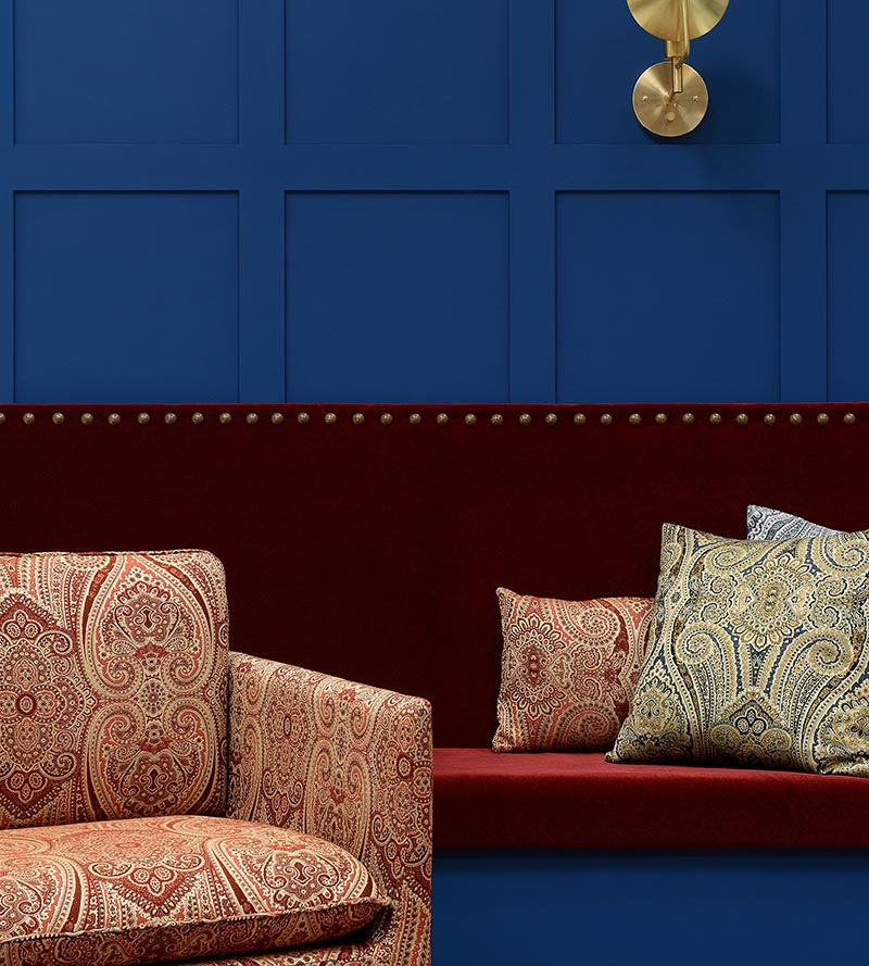 Lelievre Paisley Jacquard Mordore Fabric Sample H005820002