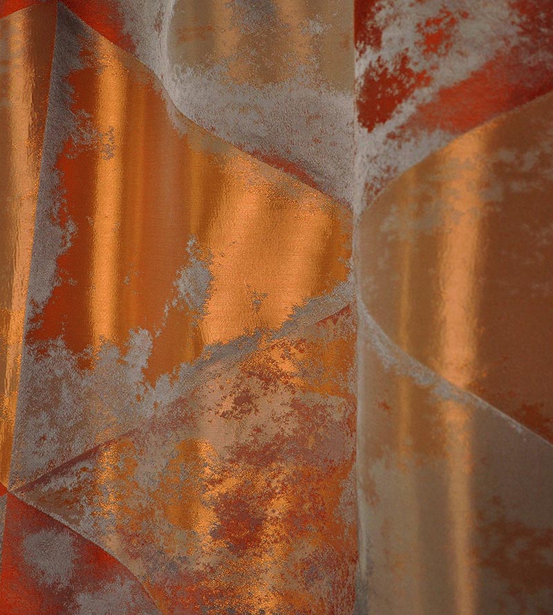 Lelievre Metalo M1 Cuivre Fabric Sample H007270004