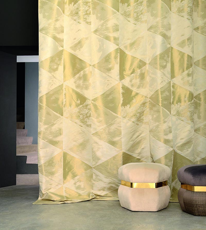 Lelievre Metalo M1 Cuivre Fabric Sample H007270004