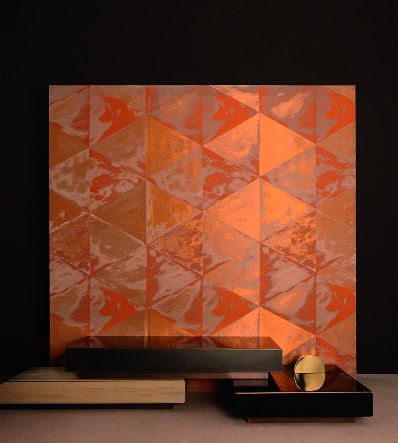 Lelievre Metalo M1 Cuivre Fabric Sample H007270004