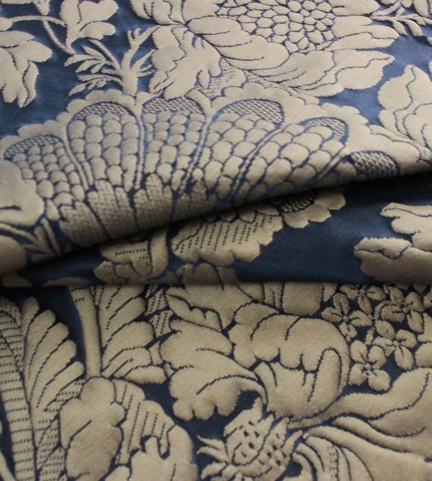 Tassinari & Chatel La Coquille Bleu Fabric H015160001