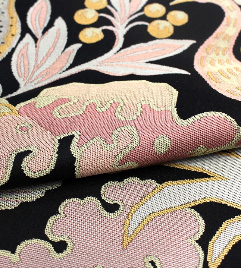 Tassinari & Chatel Les Chimeres Fd Noir Fabric H015700001