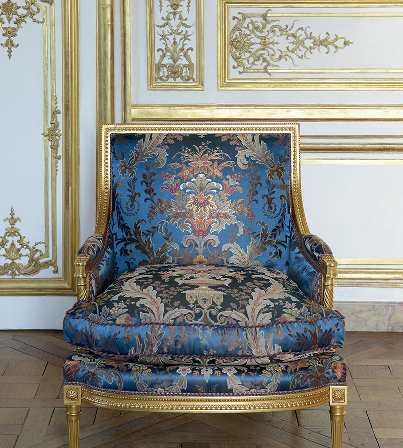Tassinari & Chatel Verdi Lampas Saphir Fabric H016830004