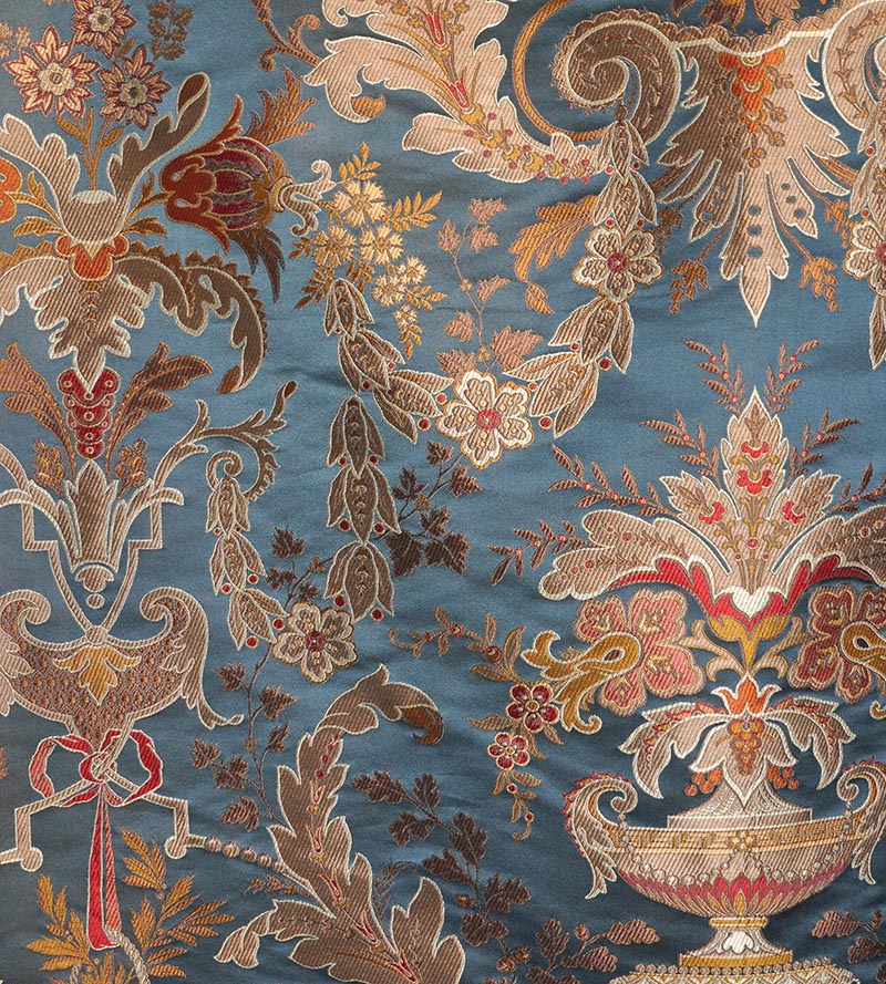 Tassinari & Chatel Verdi Lampas Saphir Fabric H016830004