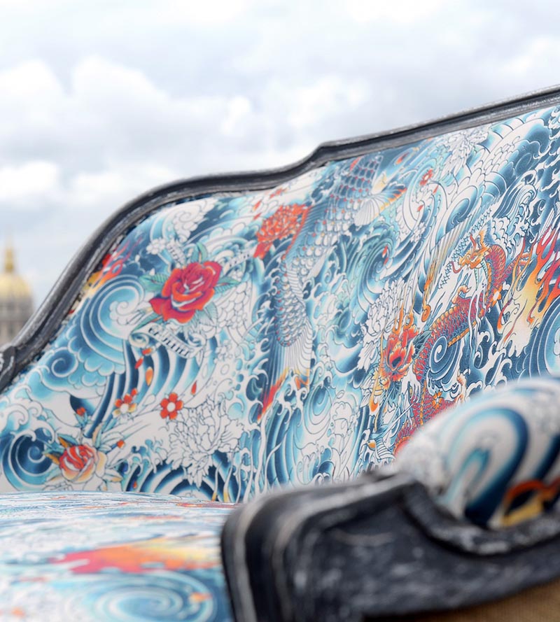 Jean Paul Gaultier Rock Gold Fabric Sample H034380002