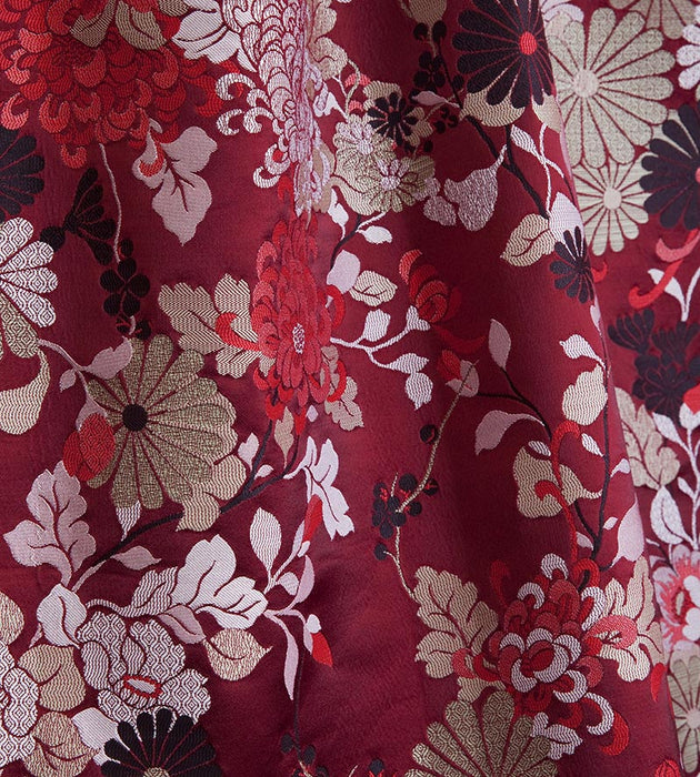 Jean Paul Gaultier Kyoto Lampas Grenat Fabric H034660002