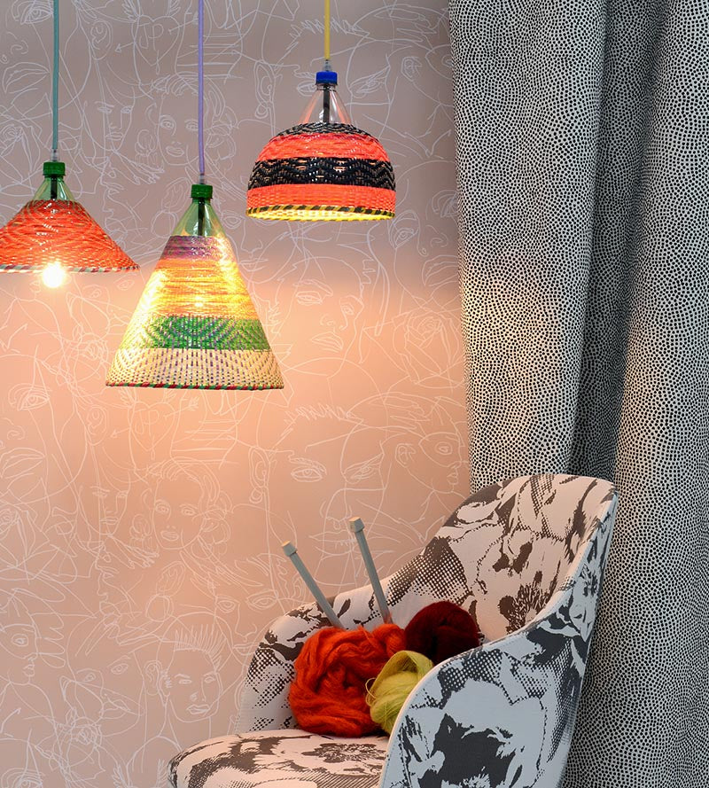 Jean Paul Gaultier Pivonka Anthracite Fabric Sample H034700002