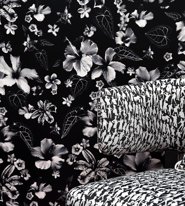 Jean Paul Gaultier Silhouettes Noir Fabric Sample H034920006