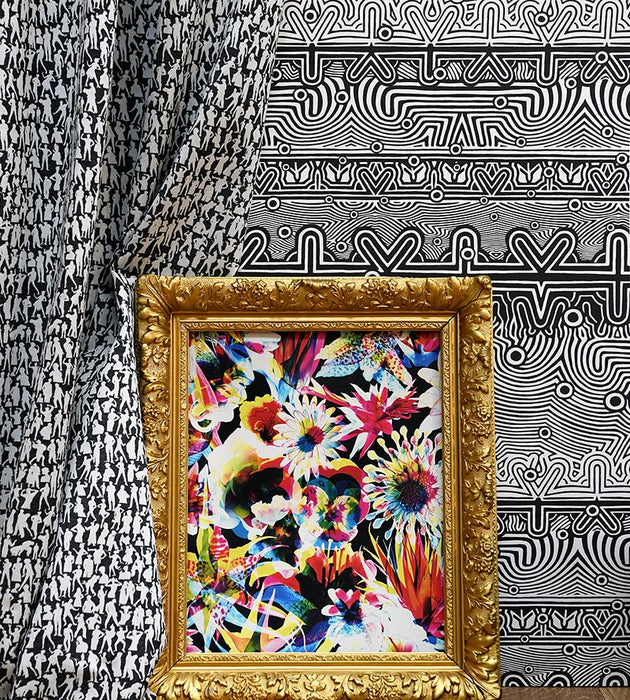 Jean Paul Gaultier Silhouettes Terracotta Fabric Sample H034920003