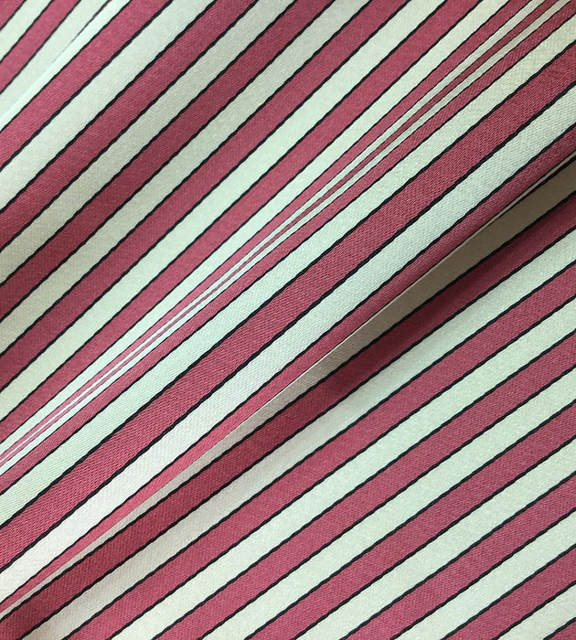 Lelievre Milleraies Satin Red & Creme Fabric Sample H041640001