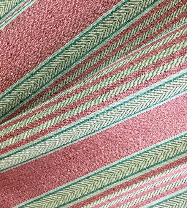 Lelievre Imberline Chevron Rouge/Bleu Fabric Sample H041830003