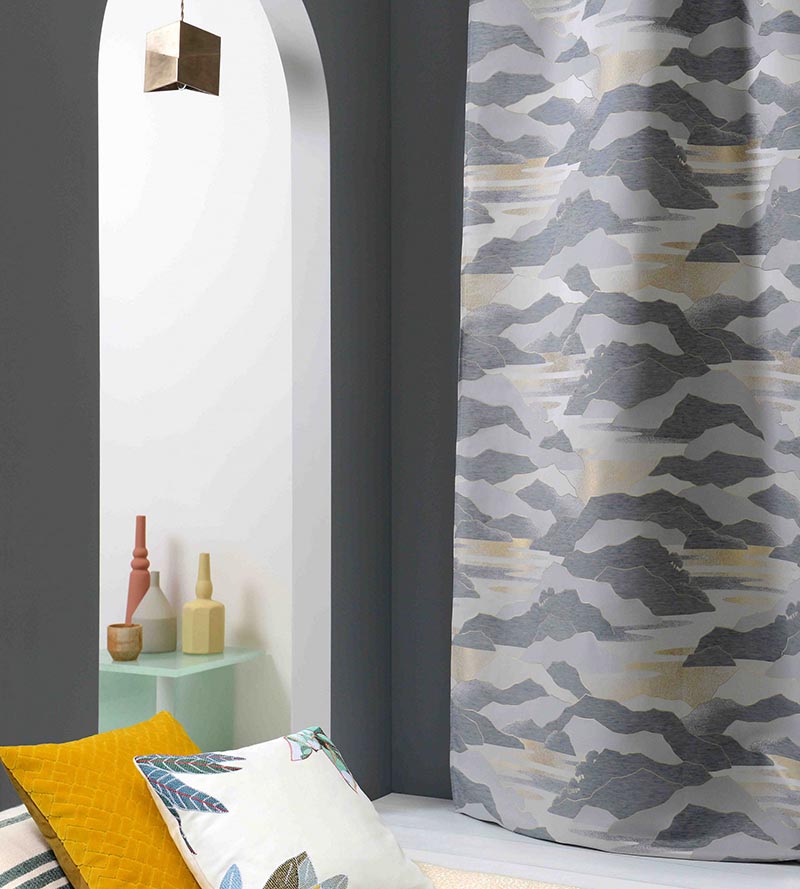 Lelievre Calanques Nuit Fabric Sample H042380004